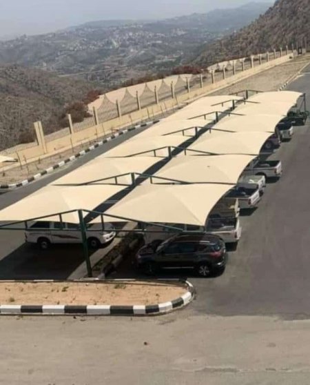 تنفيذ مظلات مشاريع في المدينة المنورة وينبع